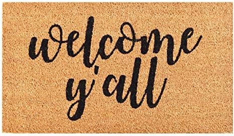 Calloway Mills AZ106041729 Southern Hospitality Doormat, 17" x 29", Natural/Black | Amazon (US)