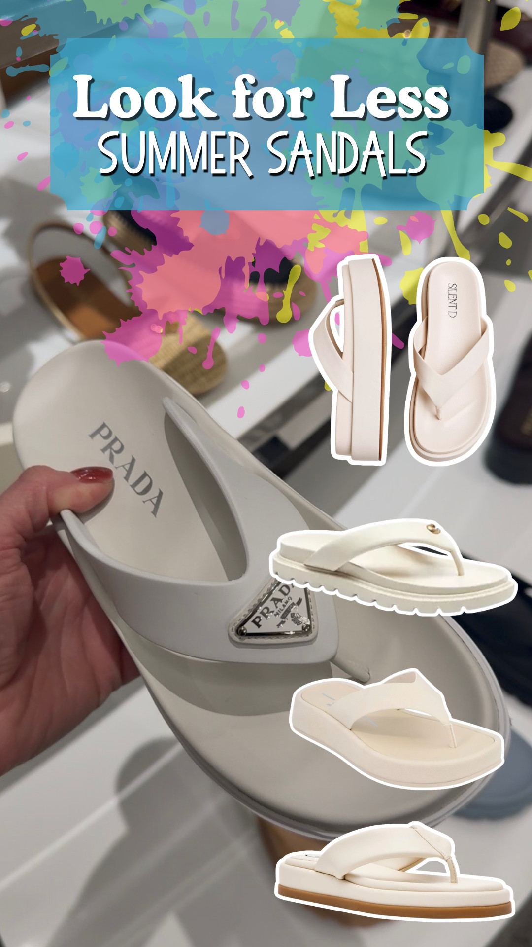 Thick strap sandals for summer! These are the best look for less for these cute designer flip flops Im obsessed with ✨





summer shoes, summer sandals, summer trends, shoes, sandals, ootd, summer inspo, outfit inspo, look for less, designer 

 #LTKgrwm #LTKootd #LTKOver40