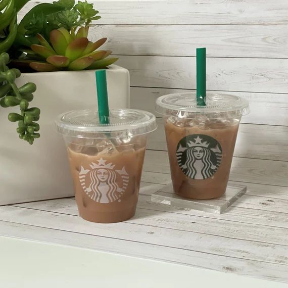 Fake Starbucks Coffee  Mini Iced Coffee  Props  Food Props - Etsy | Etsy (US)