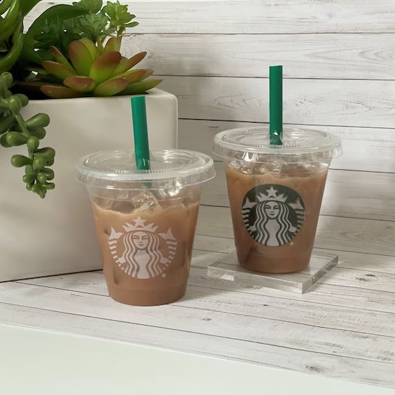 Fake Starbucks Coffee  Mini Iced Coffee  Props  Food Props - Etsy | Etsy (US)
