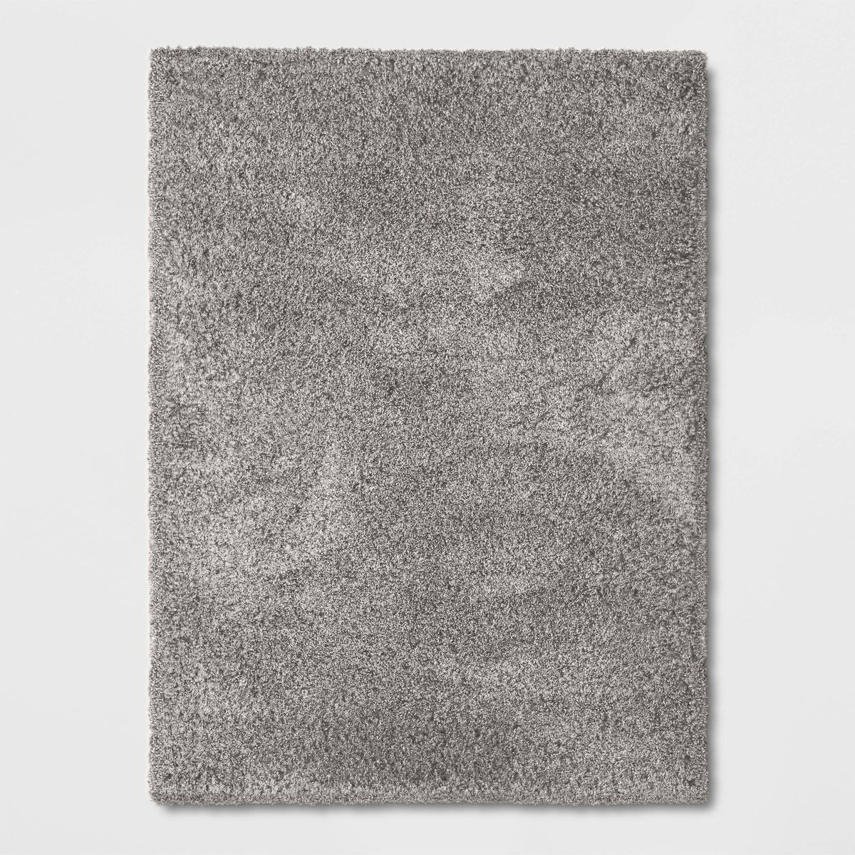 5'1"x6'11" Solid Eyelash Woven Shag Rug Gray - Threshold™ | Target
