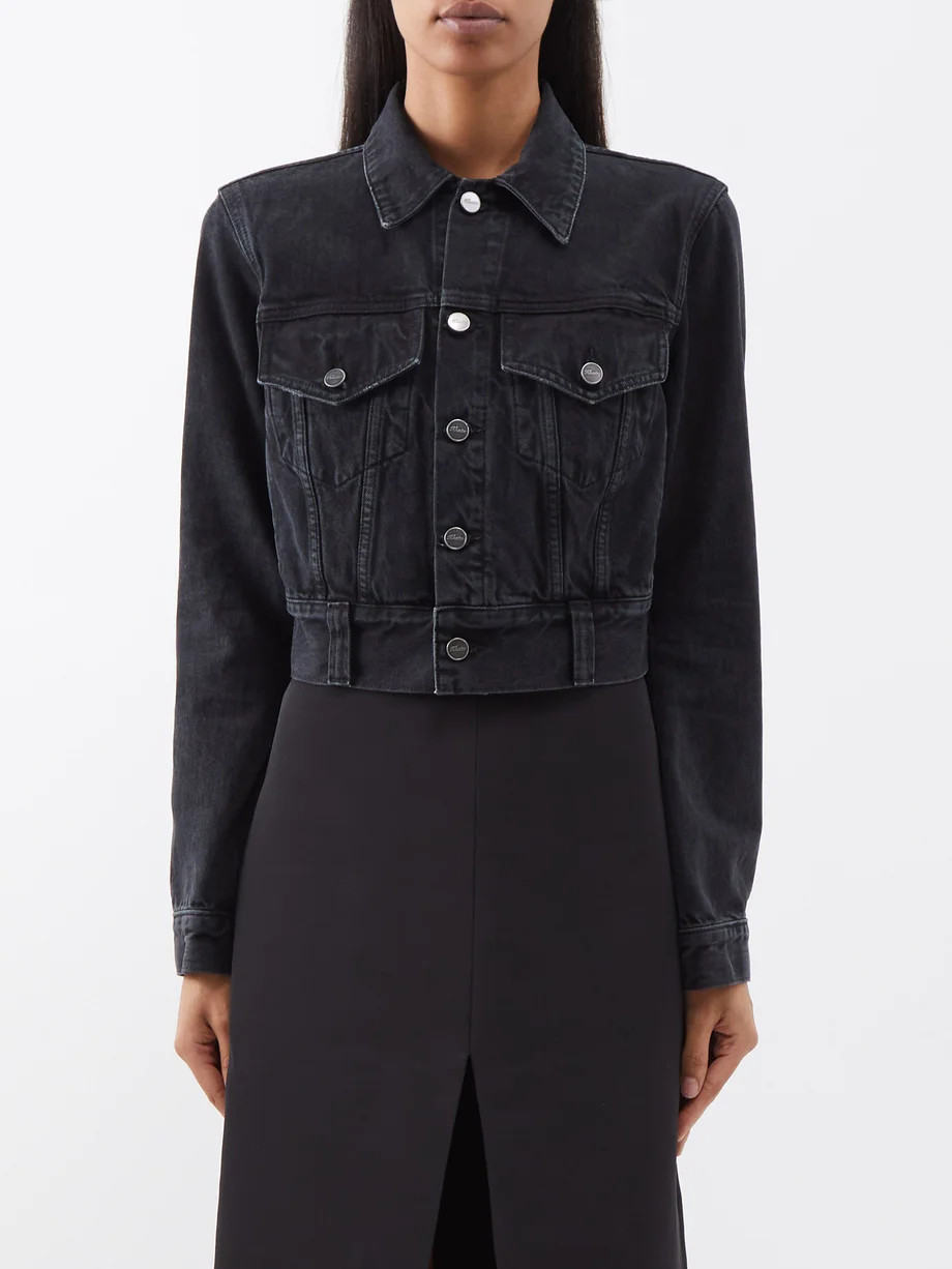 Rizzo cropped denim jacket | Khaite | Matches (US)