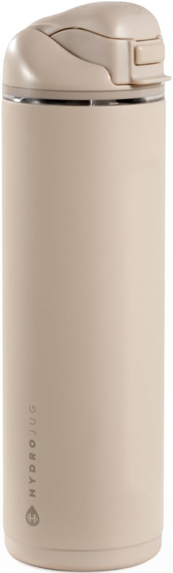 HydroJug Ease2o Water Bottle with Straw & Chug Lid, Stainless Steel, Vented Cap to Help Reduce Pr... | Amazon (US)