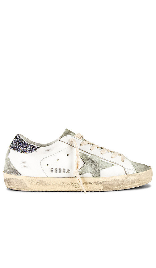 Golden Goose Superstar Sneaker in White Ice & Grey. Size 35 | Revolve Clothing (Global)