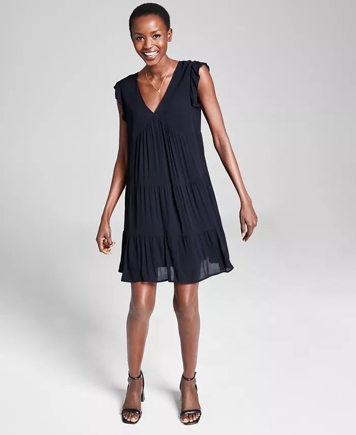 Women's Tiered Babydoll Dress, Created for Macy's | Macy's