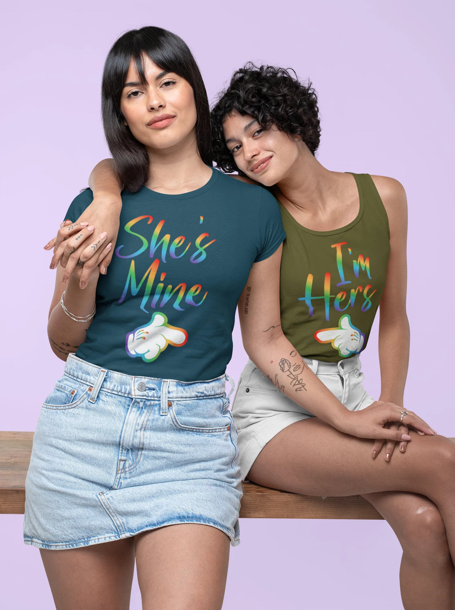 Couples Disney Shirts She's Mine I'm Hers Shirts - Etsy | Etsy (US)