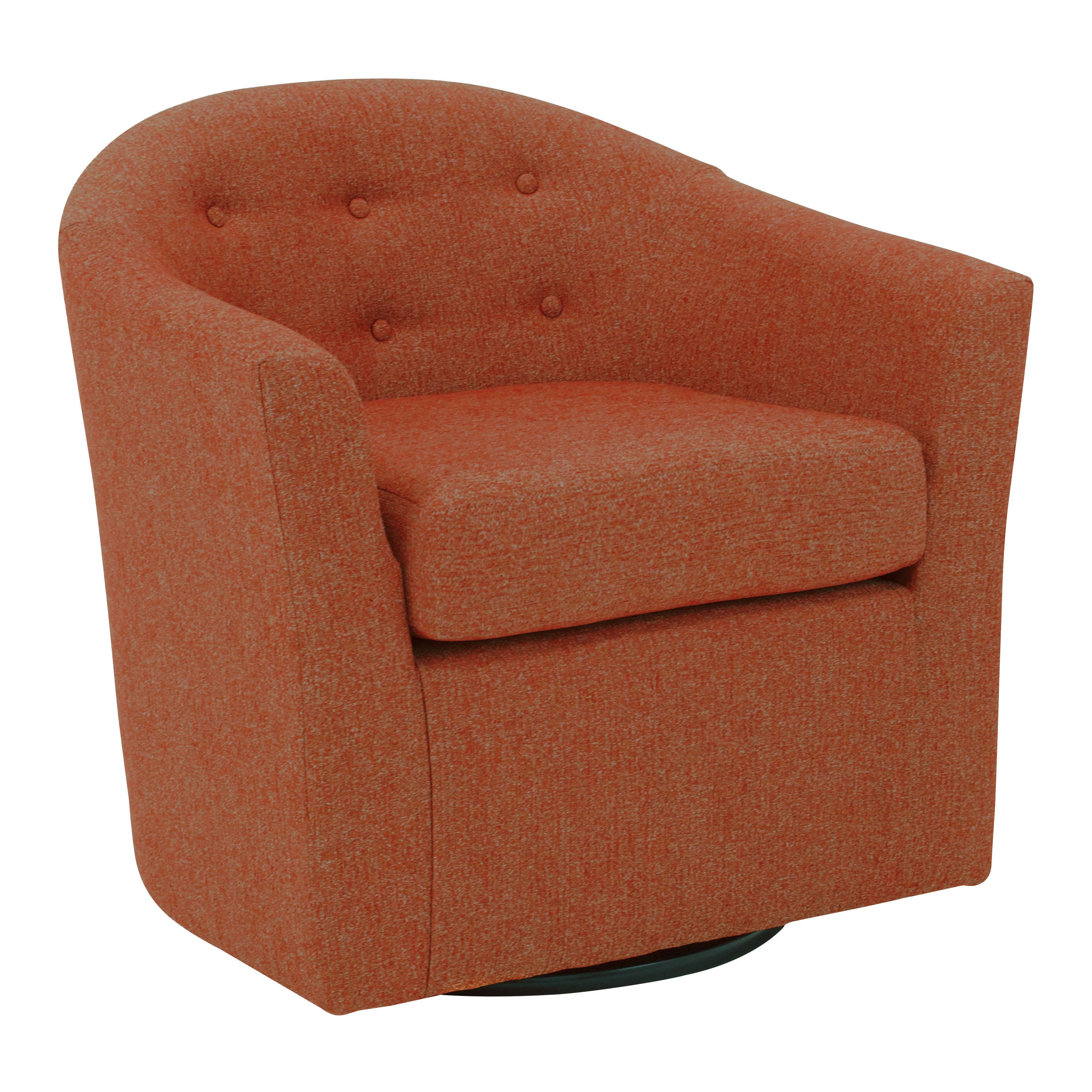 Albany Tufted Upholstered Swivel Chair | World Market