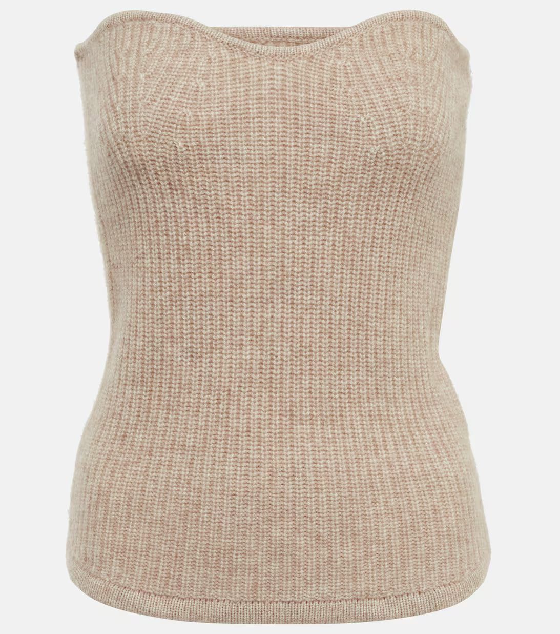 WomenDesignersIsabel MarantClothingKnitwearSweatersIsabel MarantRibbed-knit wool and cashmere top | Mytheresa (US/CA)