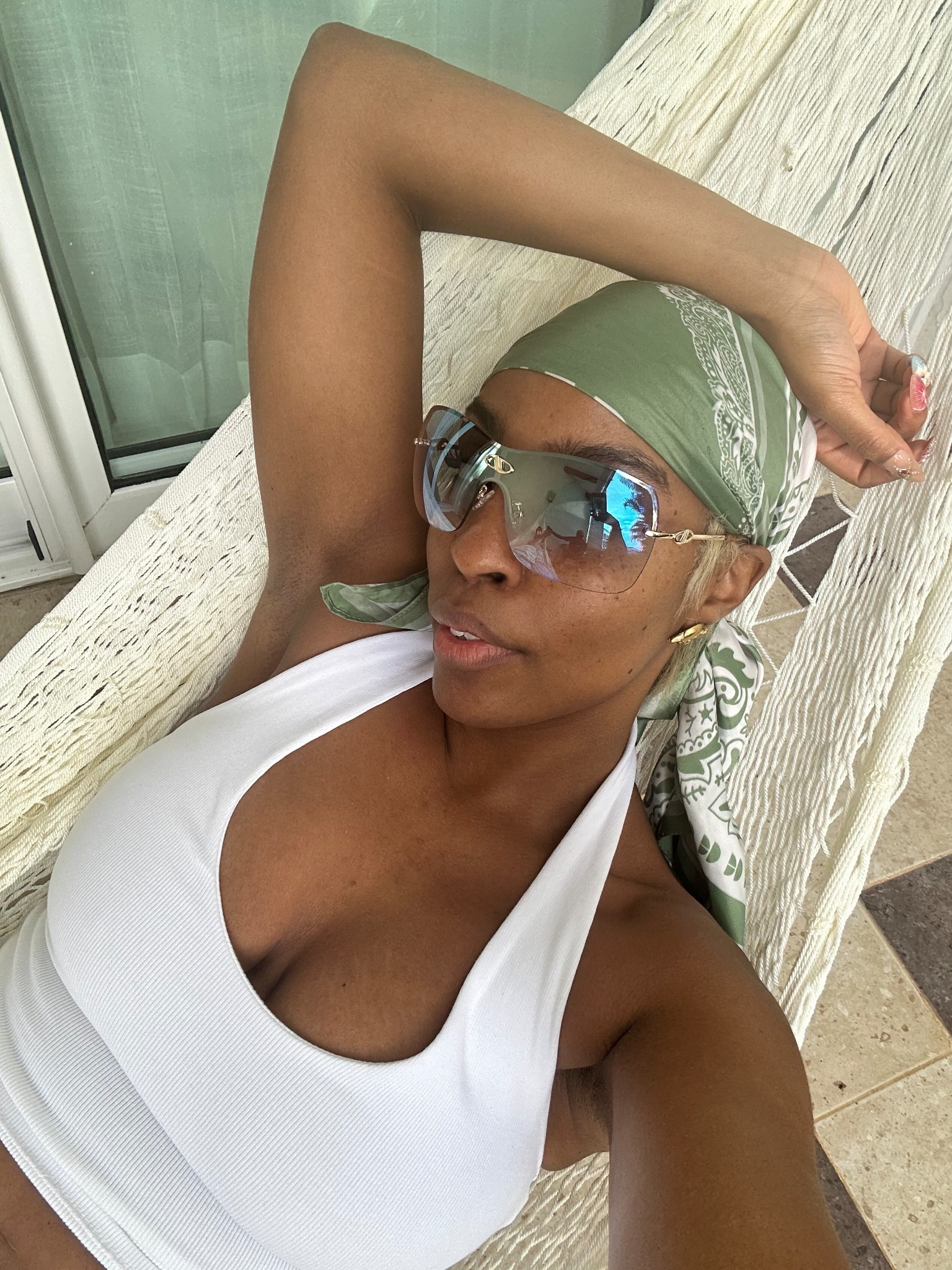 The Sunnies & Scarf 

#LTKBeauty #LTKootd #LTKdayinmylife