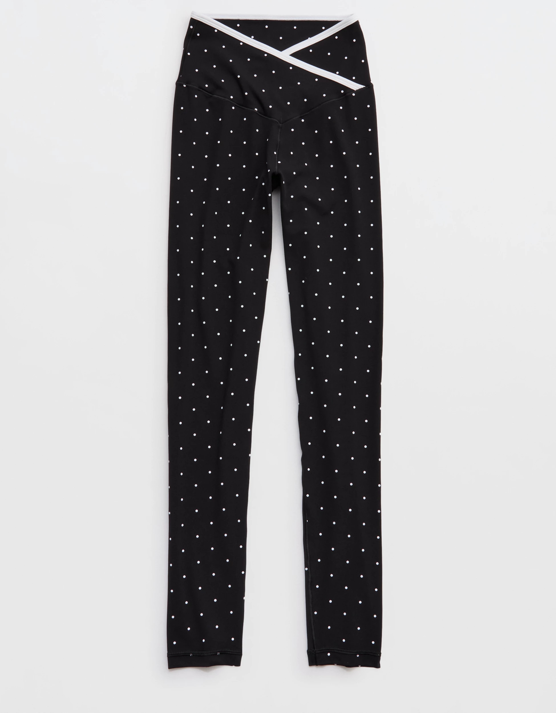 OFFLINE By Aerie Real Me Tipped High Waisted Crossover Legging | American Eagle Outfitters (US & CA)