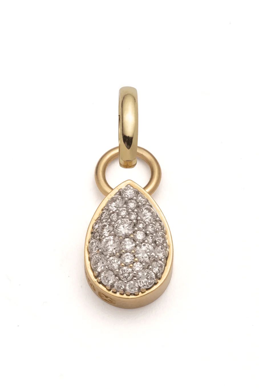 Small Pave Pear Pendant | Marissa Collections