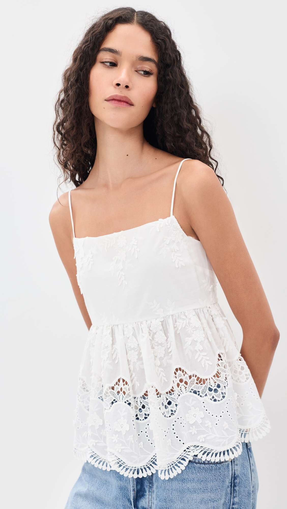 Generation Love Ginny 3D Voile Top | Shopbop | Shopbop