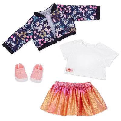 Our Generation Bloomy Blossom Floral Jacket & Skirt Outfit for 18" Dolls | Target
