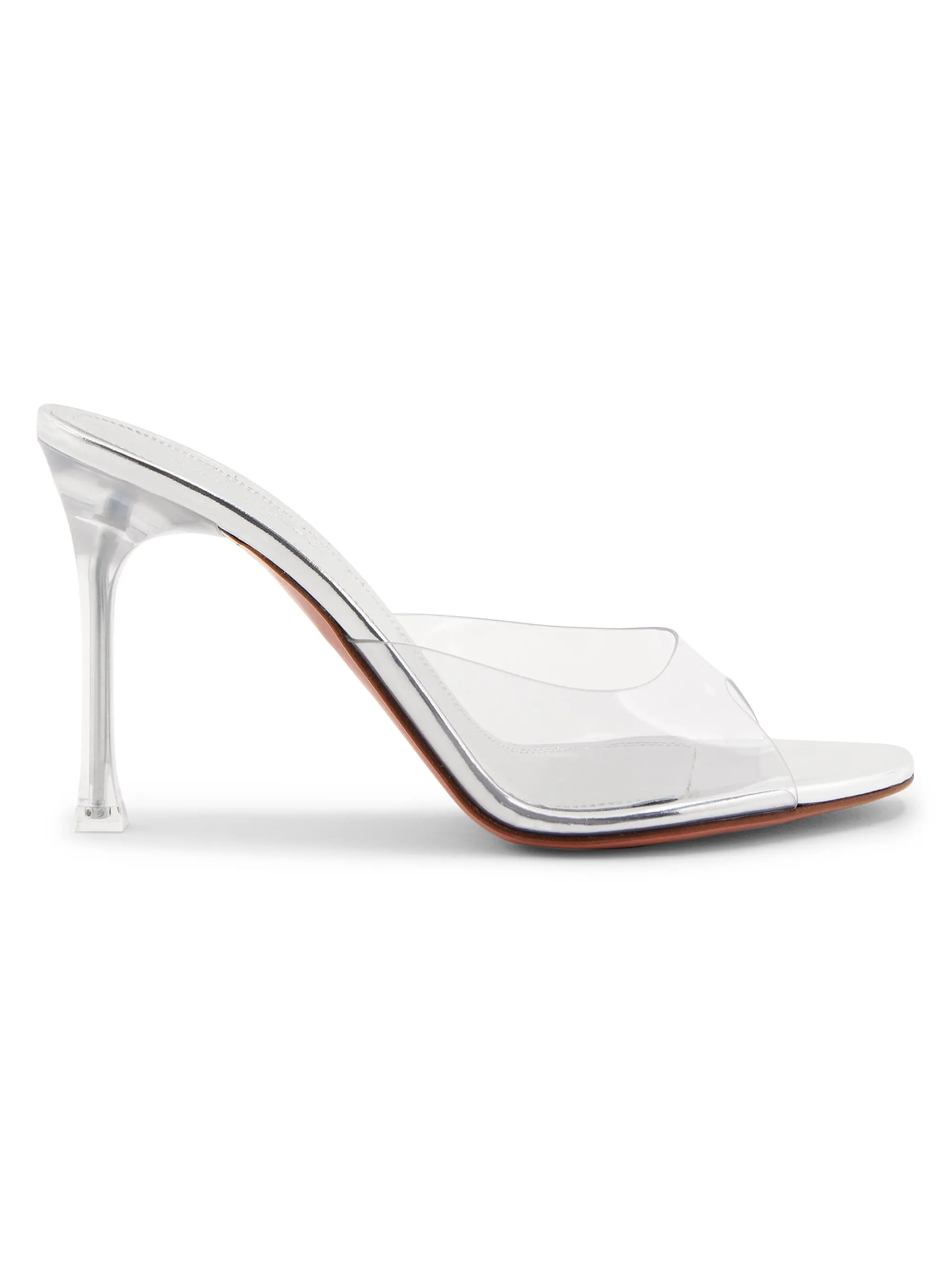Alexa 95MM Transparent PVC Mules | Saks Fifth Avenue