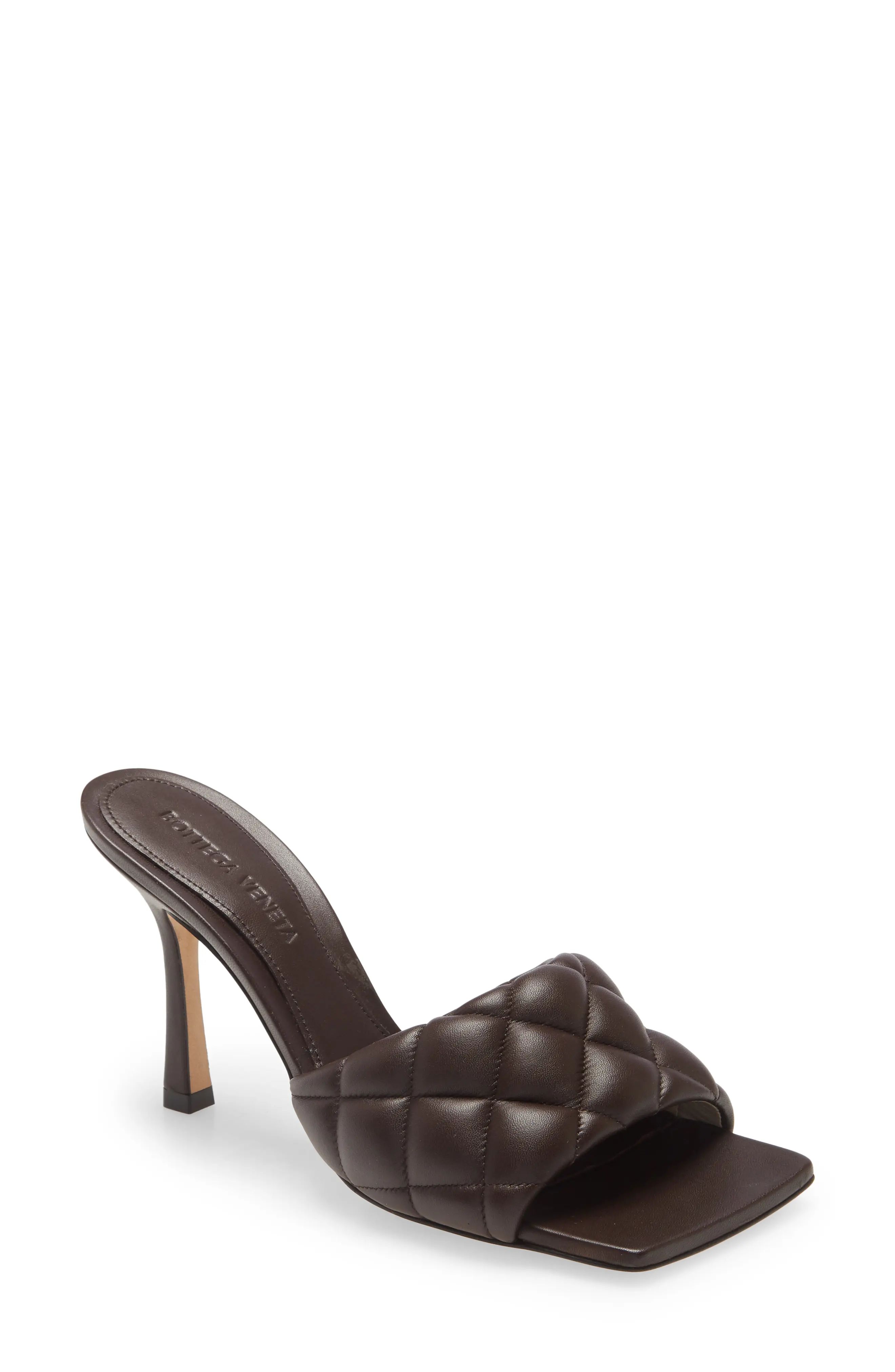 Women's Bottega Veneta Padded Slide Sandal, Size 6US - Brown | Nordstrom
