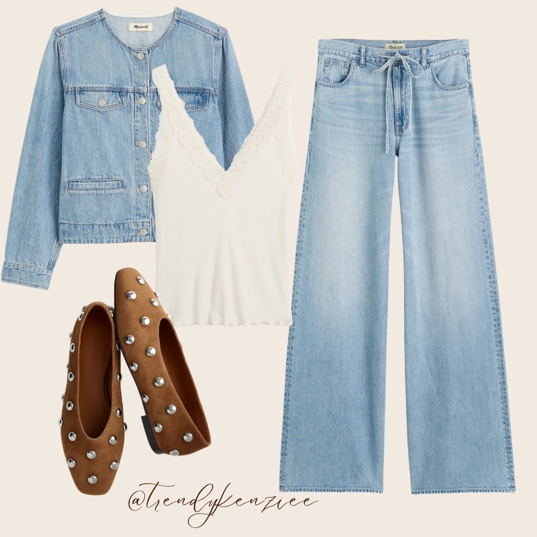 fall outfit inspo / denim fall outfit ideas / bow tie denim / fall jeans / ballet flats for fall / denim jacket



#LTKautumn #LTKStyleTip #LTKSeasonal