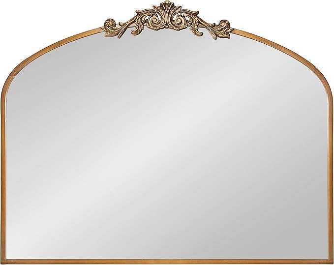 Kate and Laurel Arendahl Traditional Arch Mirror, 36x29, Gold | Amazon (US)