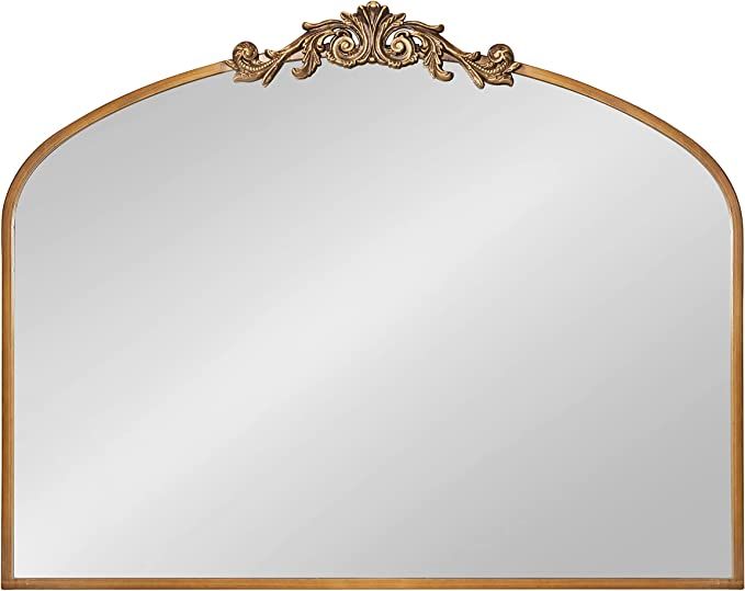 Kate and Laurel Arendahl Traditional Arch Mirror, 36x29, Gold | Amazon (US)