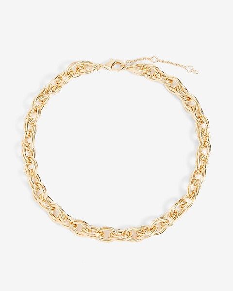 Interlocking Circle Chain Necklace | Express