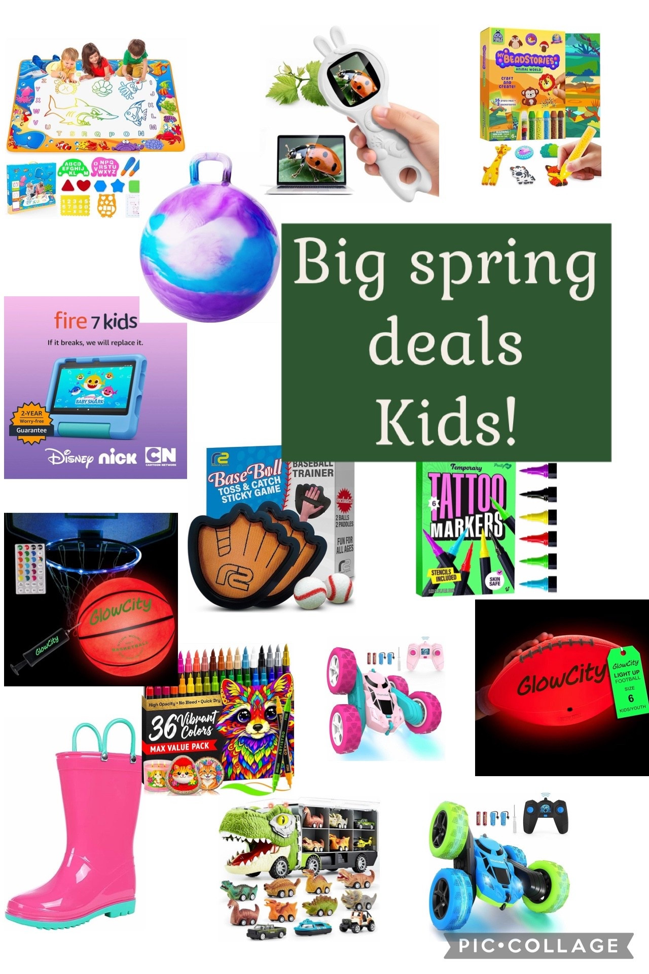 Amazon big spring sale deals kids!

Toys Easter basket outdoors outside wet table kids tablet glowing football basketball ball bug magnifie bead set rain boots baseball set rain boots 

#LTKSeasonal #LTKKids #LTKSaleAlert