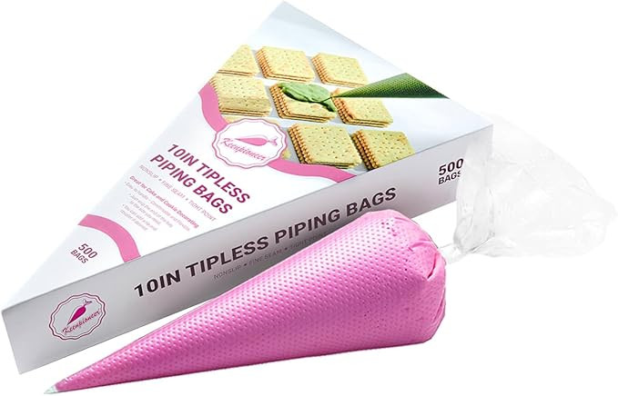 Disposable Piping Bags 10inch, 500 count | Amazon (US)