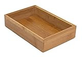 Lipper International 8184S Bamboo Wood Stacking Drawer Organizer Box, 6" x 9 | Amazon (US)