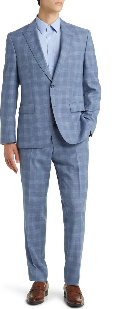 BOSS Huge Plaid Virgin Wool Suit | Nordstrom | Nordstrom