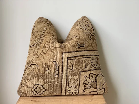 ADRIANNA II Pillow  Turkish Kilim Pillow Cover  Vintage  - Etsy | Etsy (US)