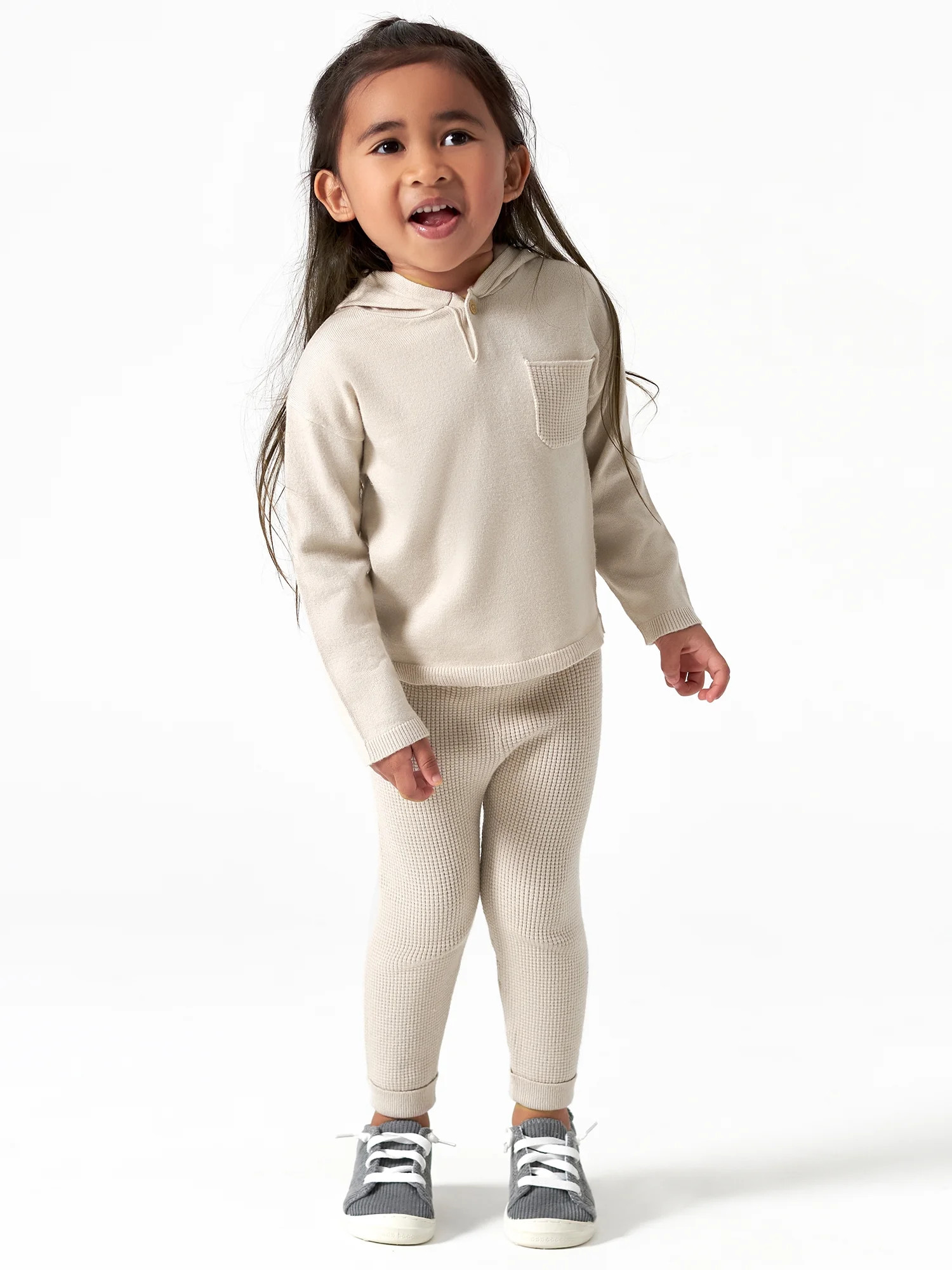 Modern Moments by Gerber Baby & Toddler Boy or Girl Gender Neutral Sweater Knit Hoodie & Pant, 2-... | Walmart (US)