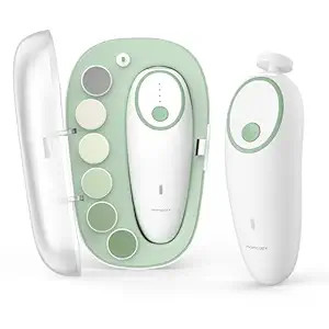 Momcozy Baby Nail File Electric, Gentle Baby Nail Trimmer Electric, Baby Nail Clipper with Night ... | Amazon (US)