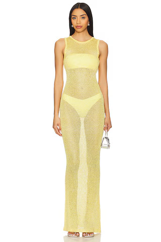 Alix Maxi Dress in Baby Yellow | Revolve Clothing (Global)