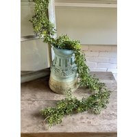 6' Boxwood Garland, Spring New England Mantle Everyday Floral Accent Decor Greenery | Etsy (US)