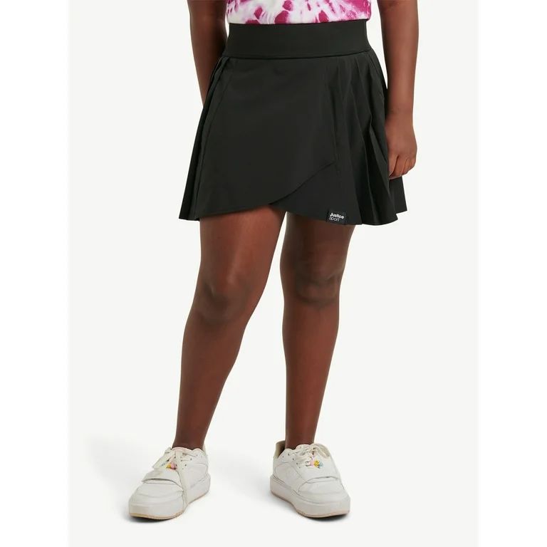 Justice Girls Pleated Cross Over Skirt, Sizes XS-XLP | Walmart (US)