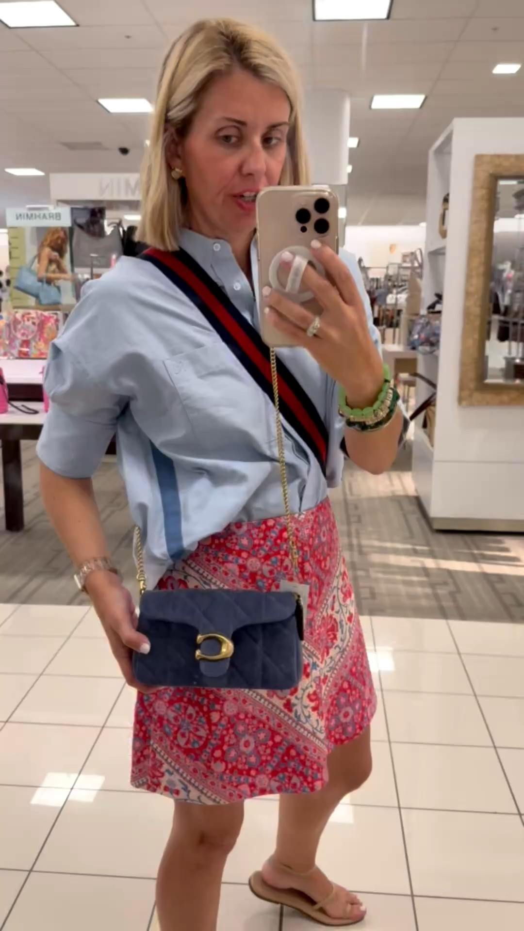 Y’all this is adorable… It’s a Crossbody but could also be carried as a clutch and this blue is beautiful!! Gucci vibes but Coach prices! 

#LTKdayinmylife #LTKstorytime #LTKSaleAlert