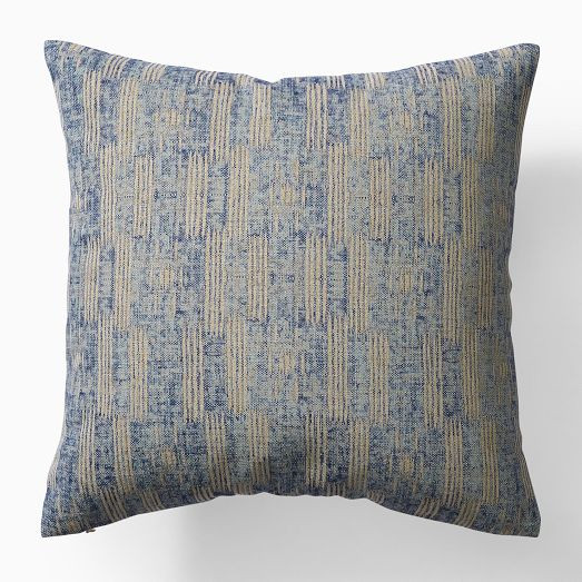 Checkered Ikat Pillow Cover | West Elm (US)