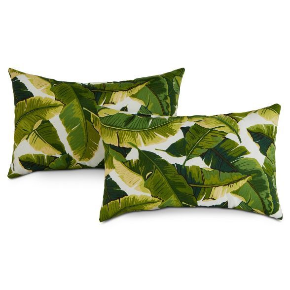 2pk Outdoor Throw Pillows - Kensington Garden | Target