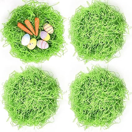 1/2 LB Easter Grass Basket Filler Recyclable Paper Shred for Easter Basket Filler Creative Eggs D... | Amazon (US)