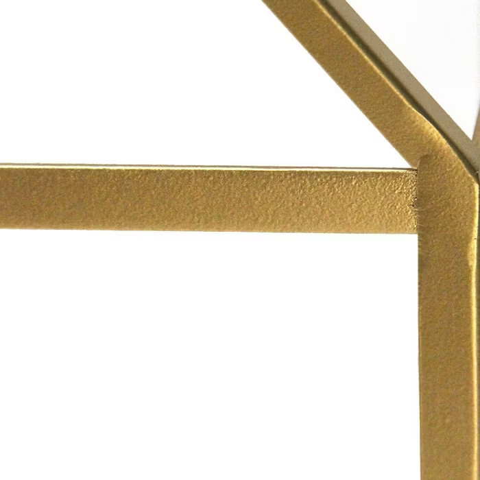 7.5" x 17.25" Open Face Lantern Gold - Stratton Home Décor | Target