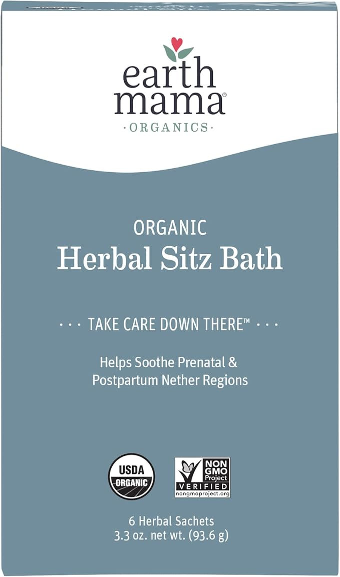 Organic Herbal Sitz Bath by Earth Mama | Soothing Perineal Soak for Pregnancy and Postpartum Care... | Amazon (US)