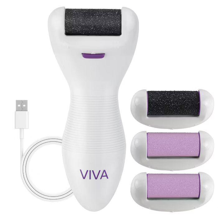 Spa Sciences Viva Deluxe Pedi Extra Coarse & Fine Pedicure Electronic Foot Smoother with Diamond ... | Target