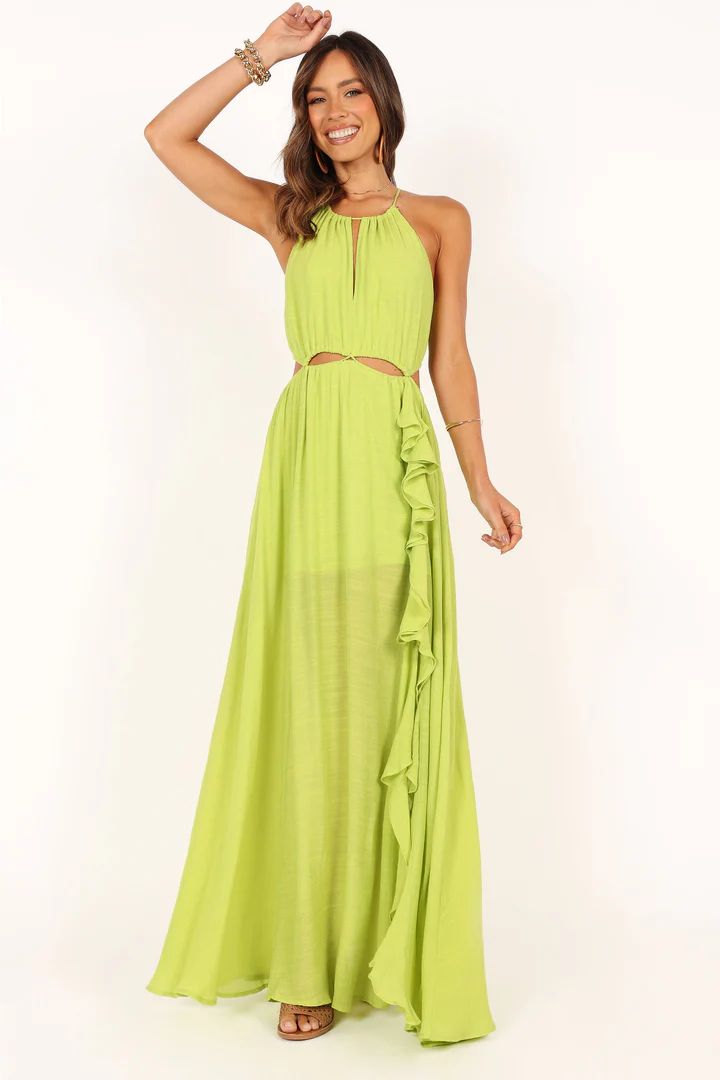 Franco Maxi Dress - Lime Green | Petal & Pup (US)