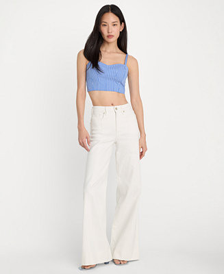 Women's High-Rise Wide-Leg Jeans | Macy's
