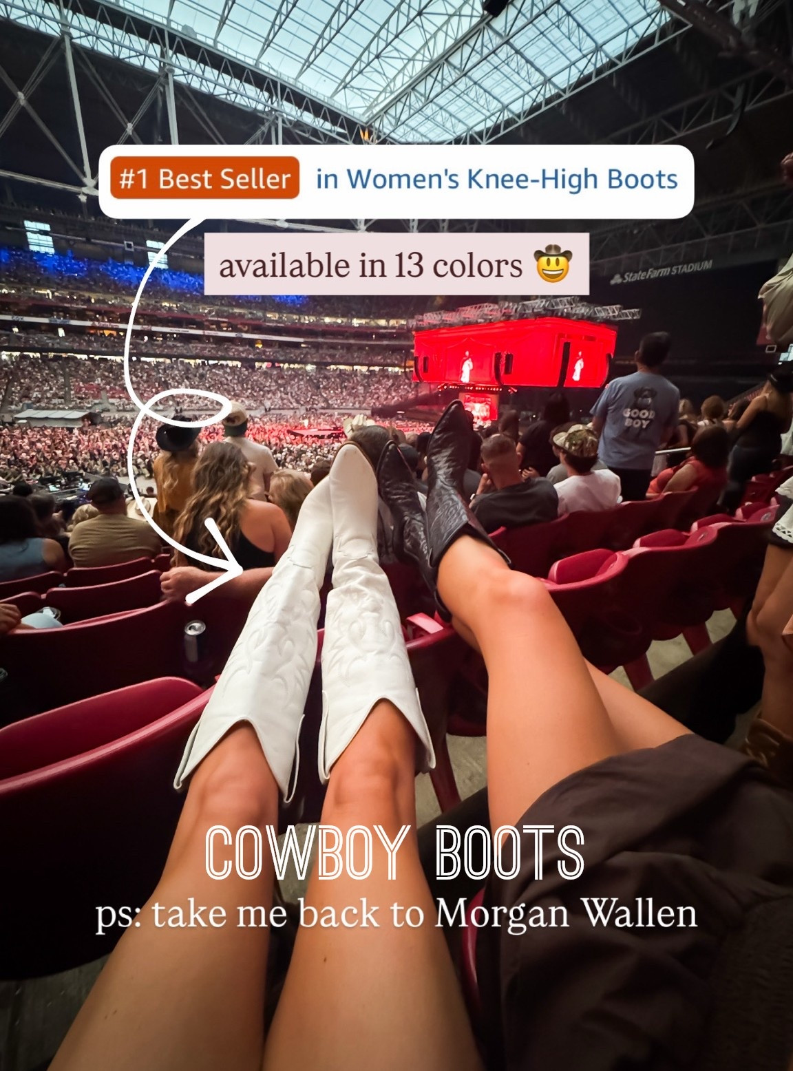 Amazon cowboy boots - super affordable and comfy, TTS! 

Country concert outfit / summer shoes

#LTKSeasonal
