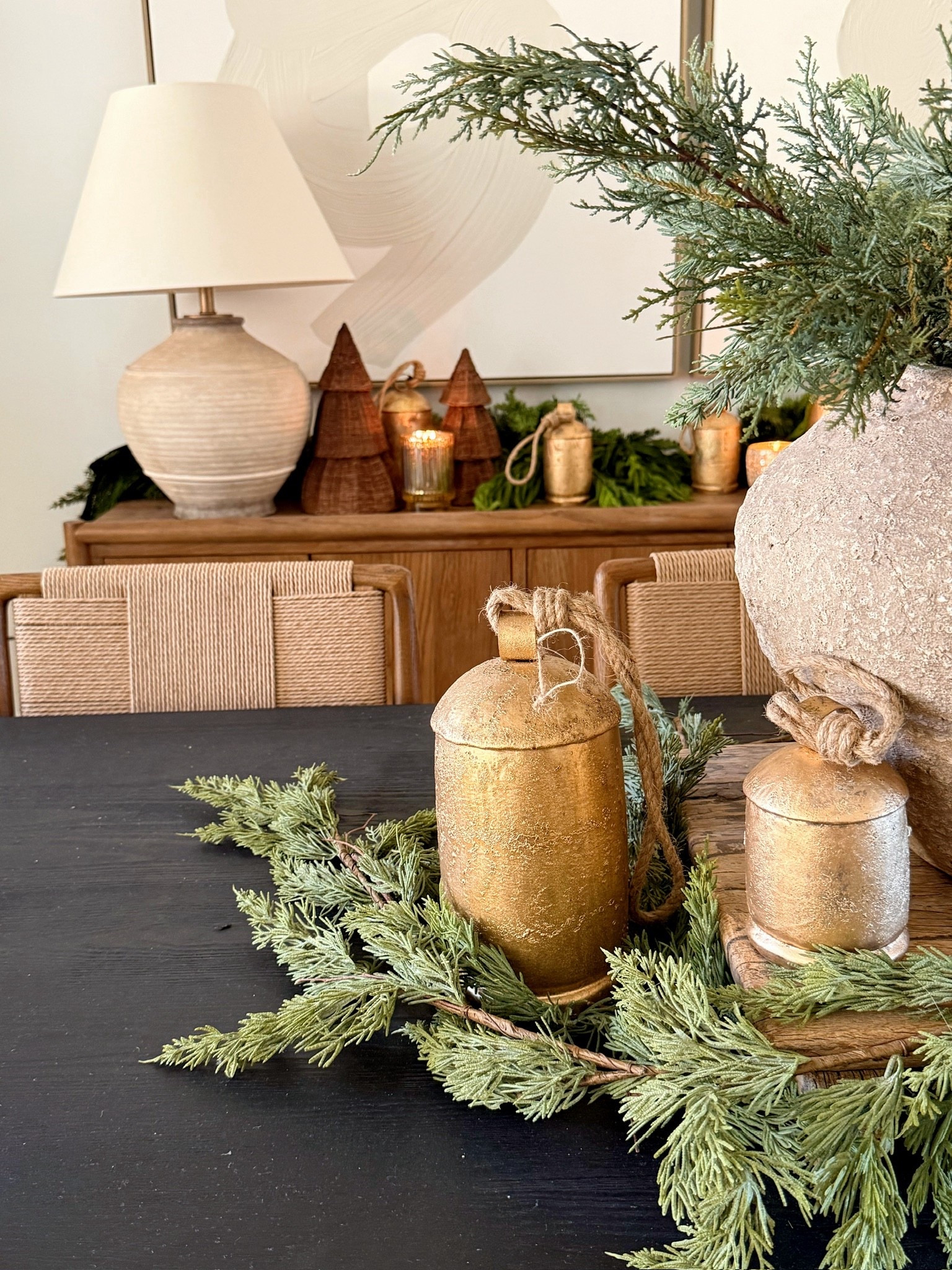 Simple, natural, and timeless — the Modern Classic way 🌲🤎

This tablescape proves that less can be so much more. Greenery, texture, and golden tones create a serene and welcoming look that feels fresh for the season.

#porcheandco #modernclassic #christmasdecor #holidaystyle #neutralchristmas #holidayinspo #holidayhome #interiorstyling #modernclassicinterior #cozyinteriors #homedecor #holidaydecor #timelessdesign #interiorinspo #holidayseason

Do you want to bring our dreamy Modern Classic style interior design into your own home? 🏡 You’re in luck! Reserve our Online Interior Design packages today -> https://porcheandco.com/edesign ✨ We can’t wait to work with you & design your home with #porcheandco


#LTKStyleTip #LTKHome #LTKHoliday