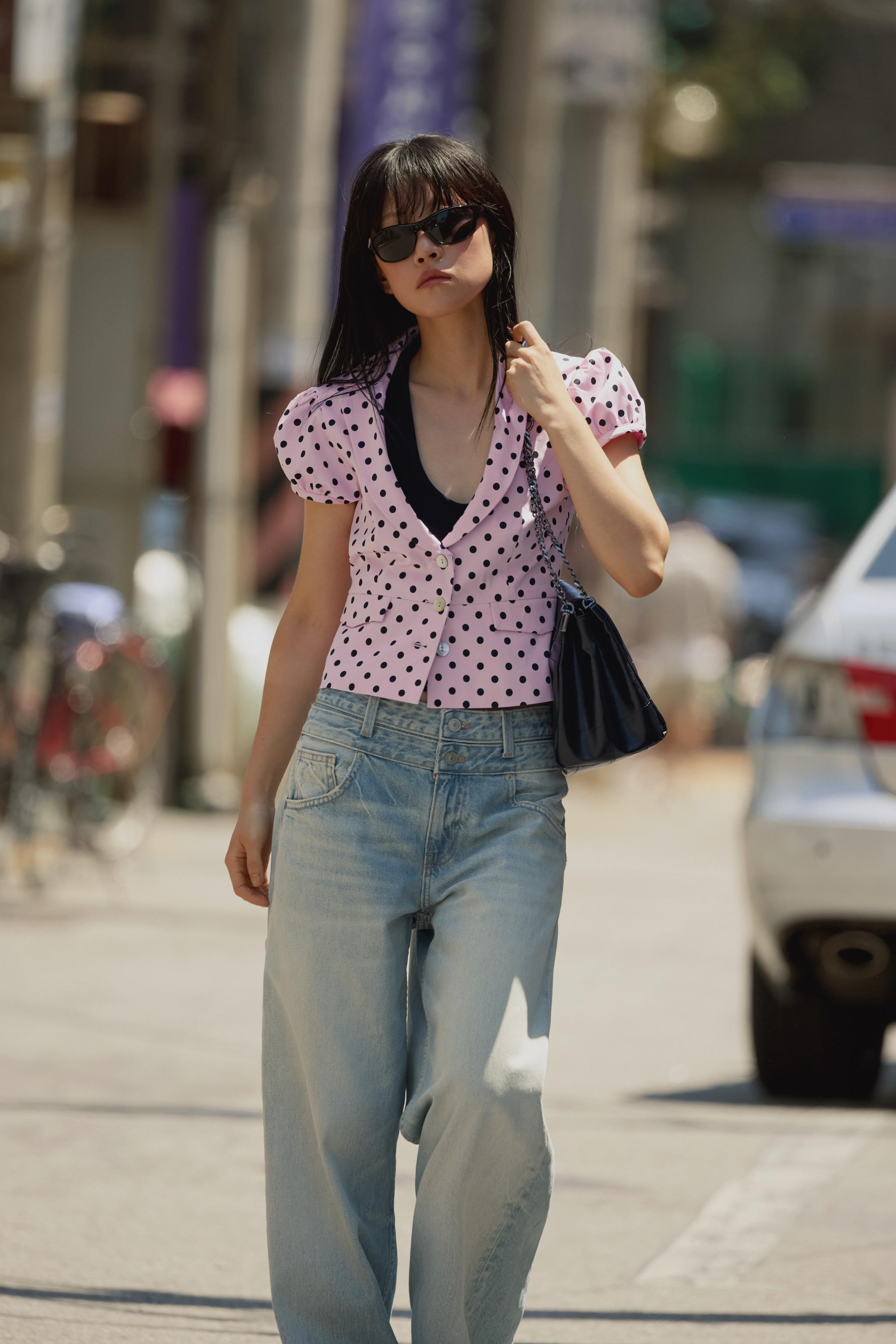 POLKA DOT CROPPED JACKET | Zara US