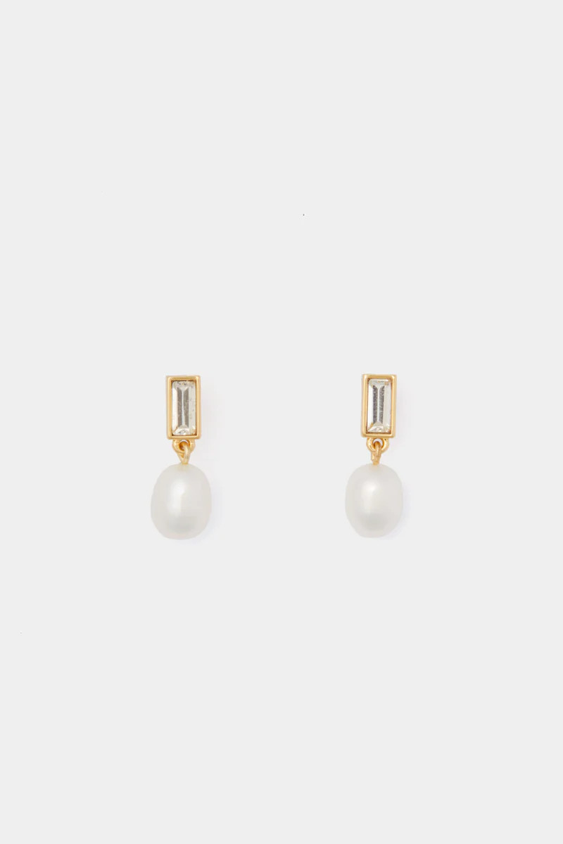 Pearl and Crystal Maura Earrings | Tuckernuck (US)