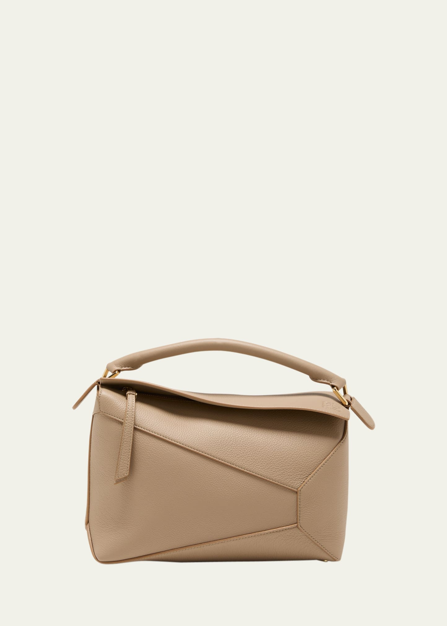 Loewe Puzzle Edge Top-Handle Bag in Soft Grained Leather | Bergdorf Goodman