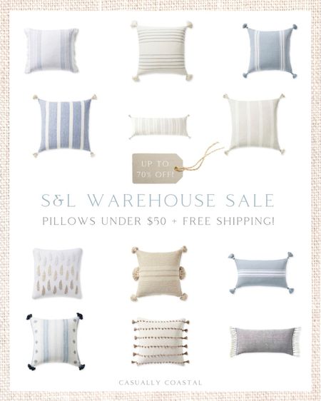 Serena & Lily is having a warehouse sale and there are some truly incredible deals - up to 70% off plus FREE shipping!! All of these pillow covers are under $50 and these all ship free!! I saw several of these at the S&L outlet the other week and these prices beat the outlet in some cases!
-
home decor, decor under 50, home decor under $50, coastal decor, beach house decor, beach decor, beach style, coastal home, coastal home decor, coastal decorating, coastal interiors, coastal house decor, home accessories decor, coastal accessories, beach style, blue and white home, blue and white decor, neutral home decor, neutral home, natural home decor, serena & lily sale, Fall pillows, fall throw pillows, fall cushions, neutral fall pillows, fall decor under $50, 20”x20” pillows, 18”x18” pillows, 12"x21" pillows, lumbar pillows, fall pillow covers, Neutral pillow covers, coastal pillow covers, autumn pillows, textured pillows, striped pillows, pillows for beach house, pillows for beach condo, blue and white pillows, pillows with tassels, pillow covers with tassels, textured pillow covers, pillow covers under $50, pillows under $50, blue and white striped pillow covers, lumbar pillow covers, 14”x40” pillow covers, lumbar pillow covers for bed, long pillows for bed, pillow styling

#LTKsalealert #LTKhome #LTKunder50