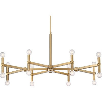 Possini Euro Design Marya Satin Brass Chandelier 37" Wide Modern 24-Light Fixture for Dining Room House Foyer Kitchen Island Entryway Bedroom Home | Target