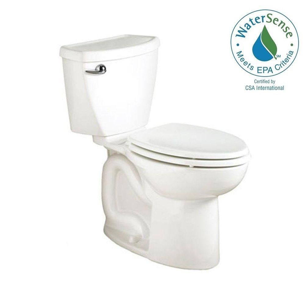 American Standard Cadet 3 FloWise 2-piece 1.28 GPF High Efficiency Elongated Toilet in White-3378.12 | Home Depot